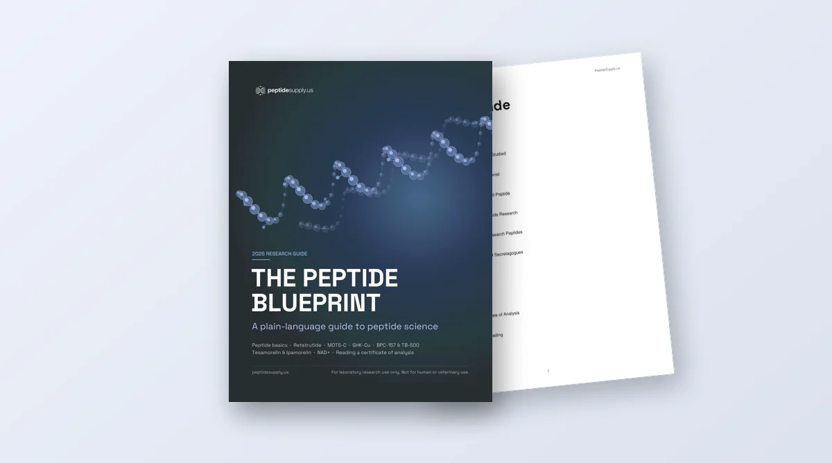 The Peptide Blueprint educational guide - 68 pages of peptide science